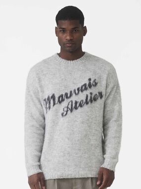 Mauvais Atelier Grey Crewneck Sweater